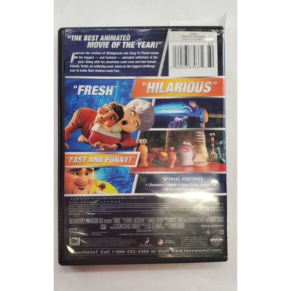 Dreamworks Turbo - DVD 2013 Widescreen - CASE ONLY! - Picture 3 of 4